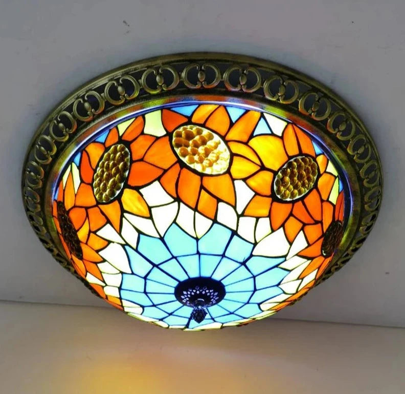 Tiffany vintage plafondlamp
