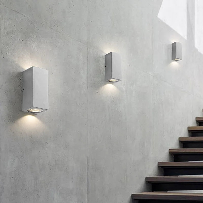 IP65 vägglampa för utomhusbruk i cement