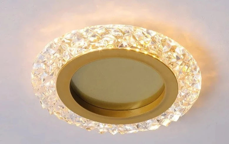 Deckenleuchte mit Kristalldesign