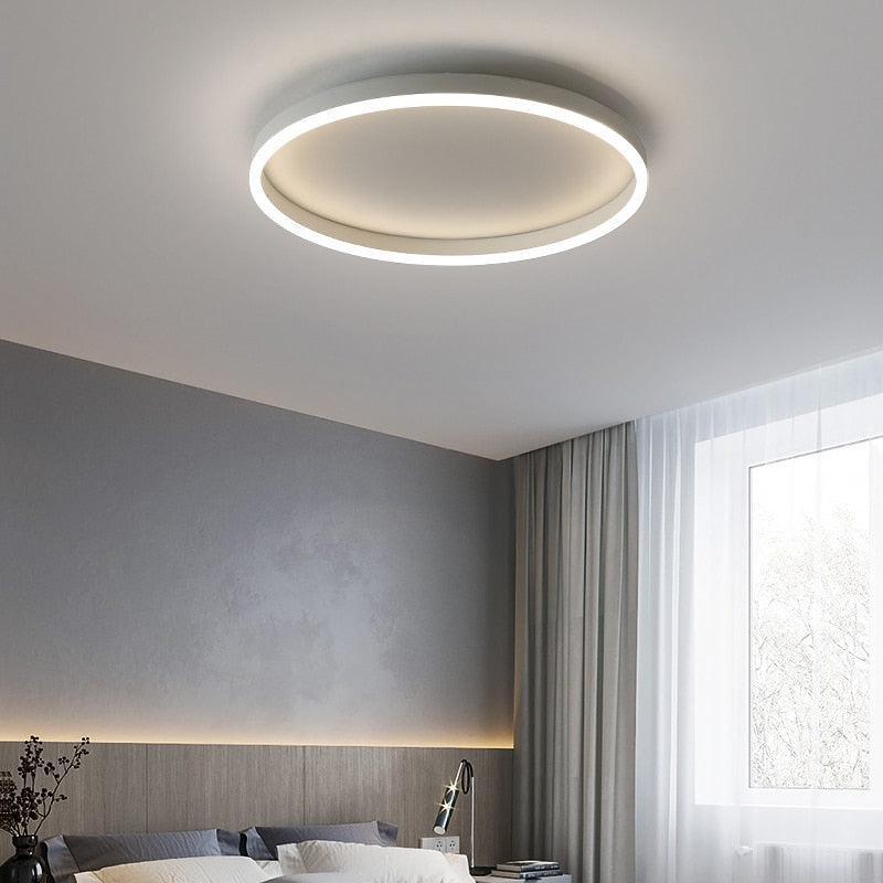 Plafonnier moderne LED de forme ronde