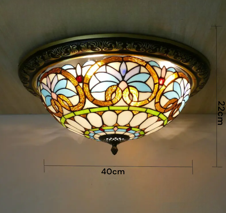 Tiffany vintage plafondlamp