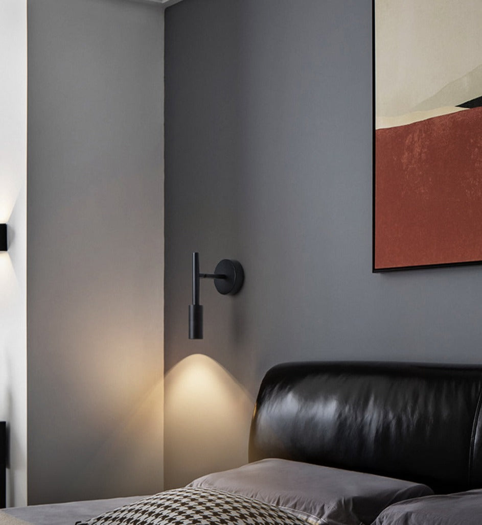 Lampe murale rotative