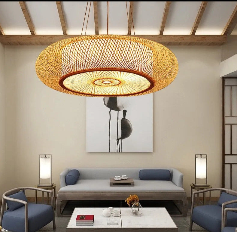 Bamboe Plafondlamp