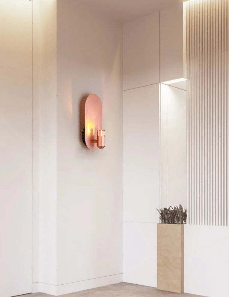 Lujosa lámpara de pared de diseño