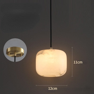 Wabi-Sabi marmor taklampa
