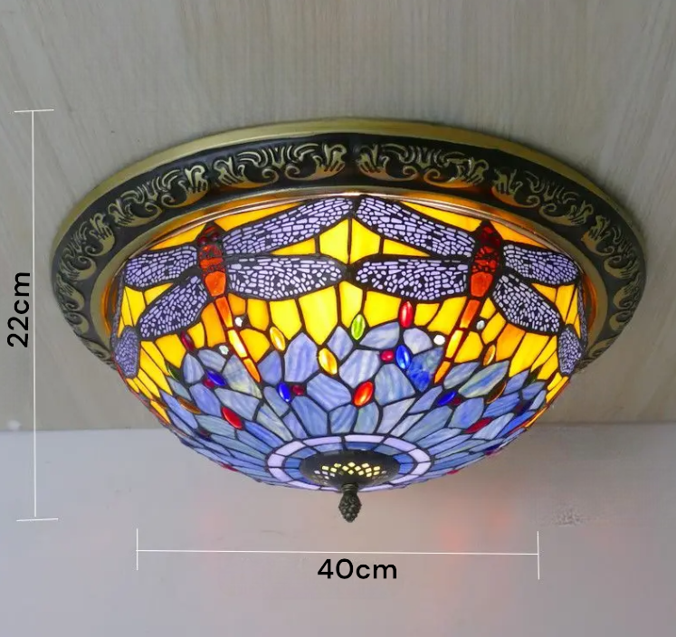 Tiffany vintage plafondlamp