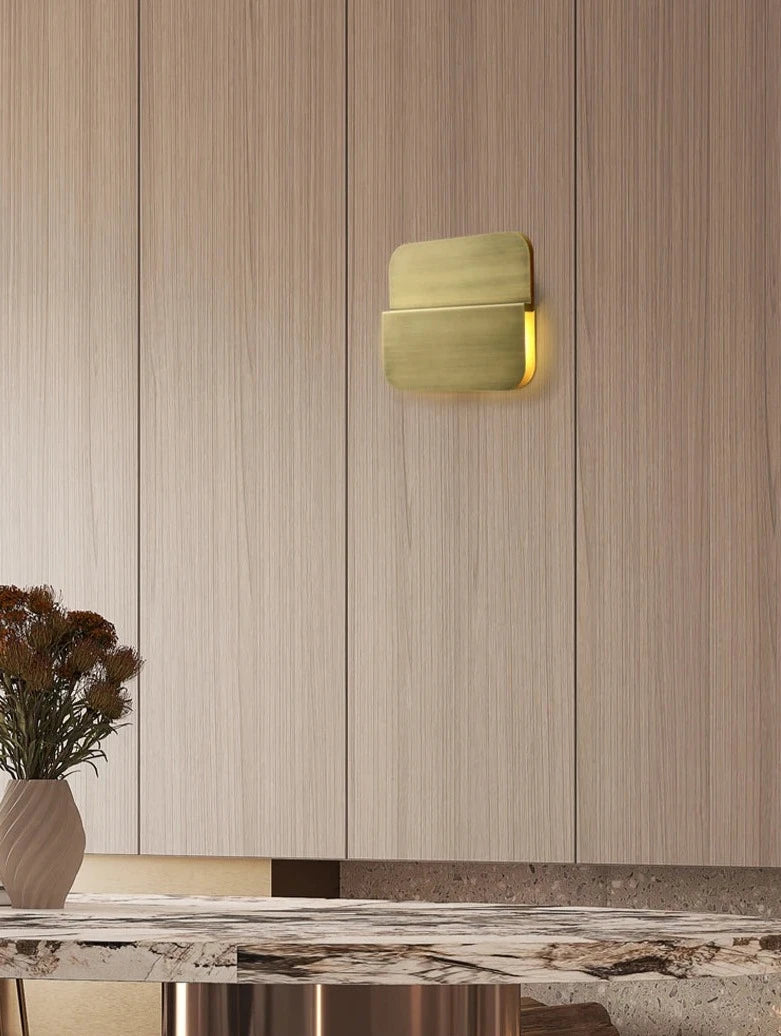 LUXELY modern copper ultra-thin wall lamp