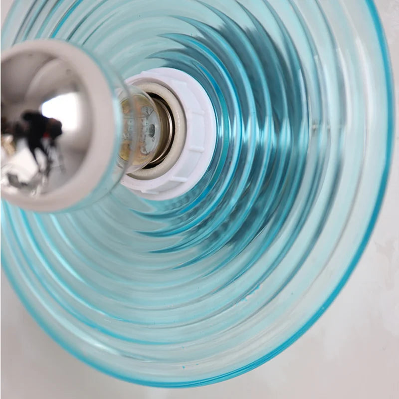 Retro vintage glass wall lamp