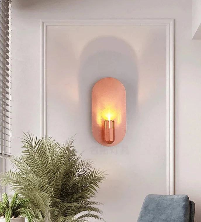 Lujosa lámpara de pared de diseño