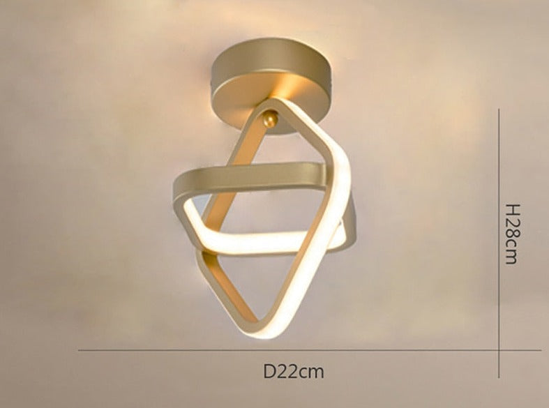 Moderne geometrische Form LED Deckenleuchte