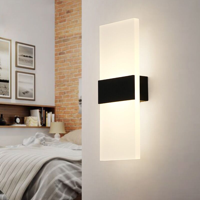Moderne slaapkamer wandlamp