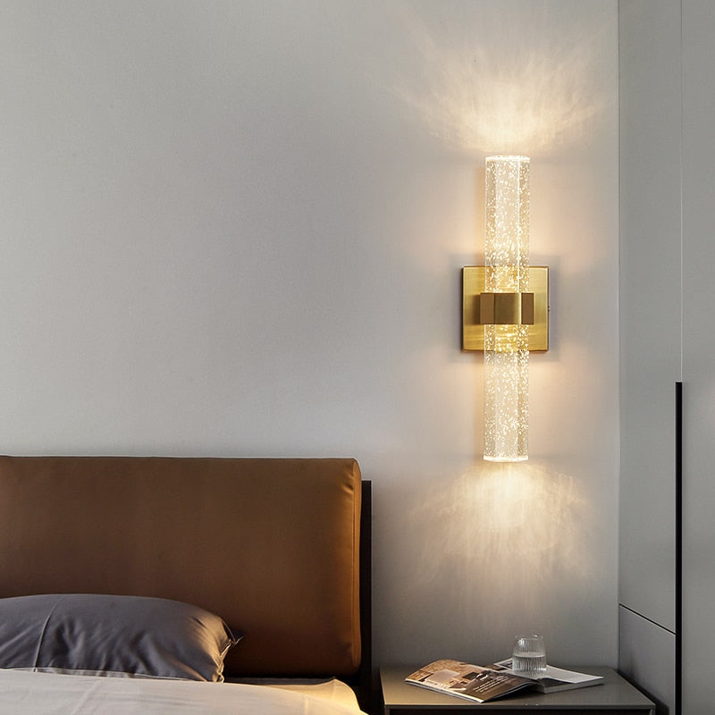 Applique murale de luxe avec bulle de cristal