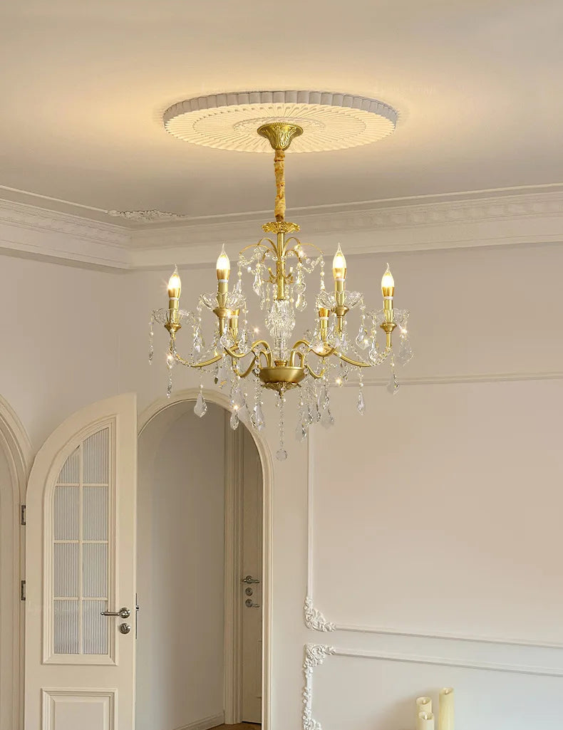 Parisian crystal room pendant