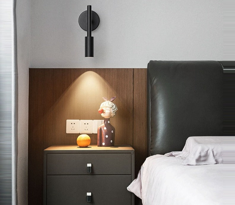 Lampe murale rotative