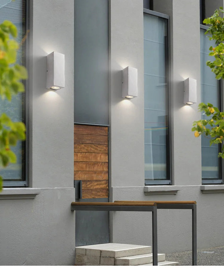 IP65 vägglampa för utomhusbruk i cement