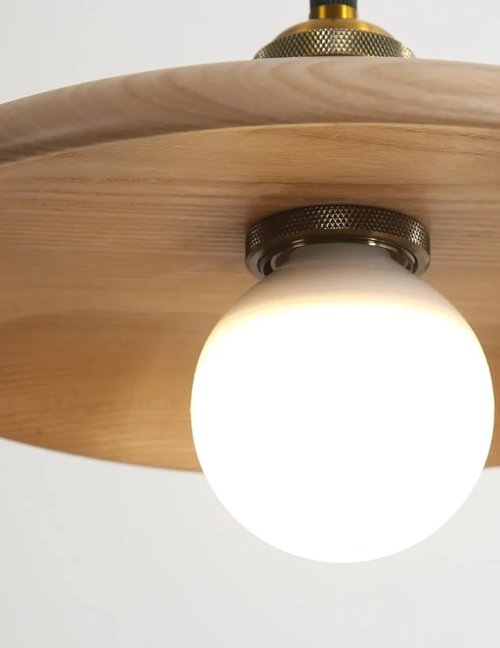 Nordic wood pendant light
