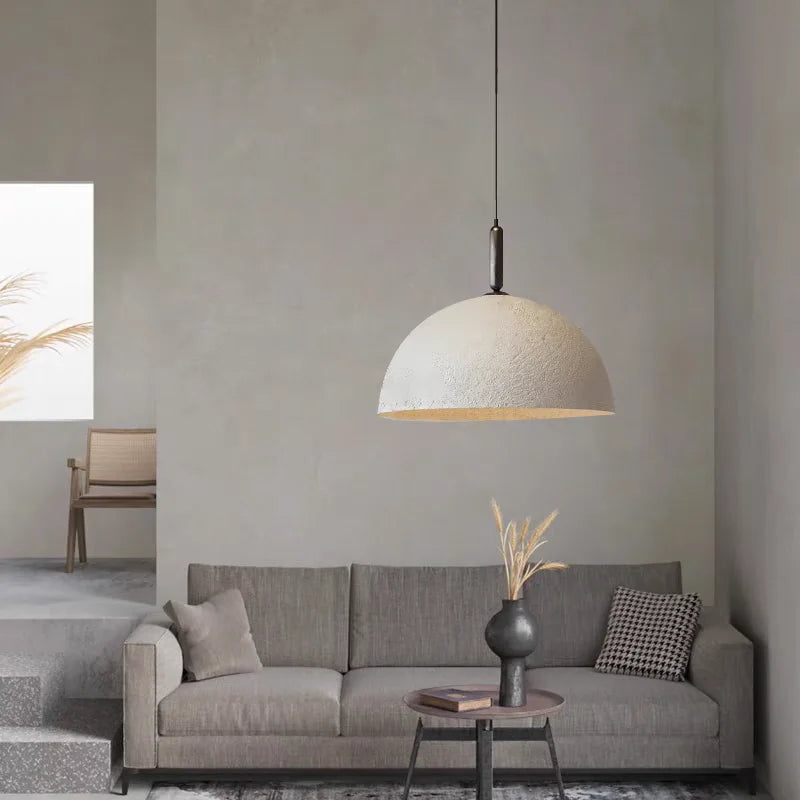 Japanese resin pendant light for restaurant and living room