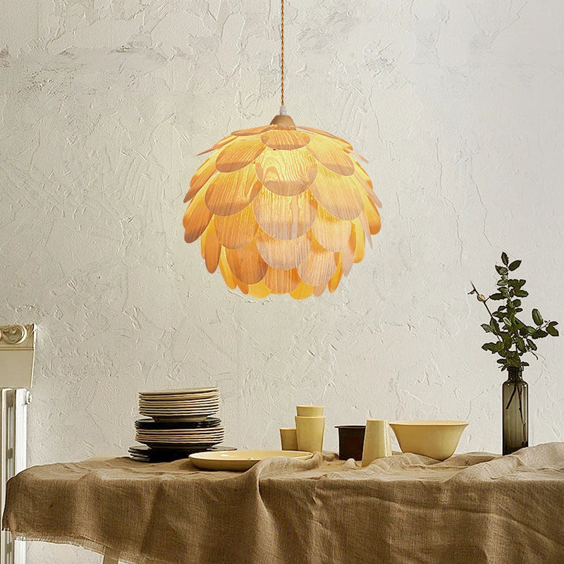 LUXE hanglamp met dennenvruchten