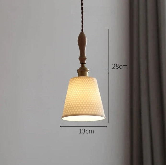 LUXELY suspension moderne minimaliste en céramique blanche