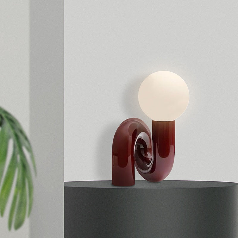 Konst skrivbordslampa