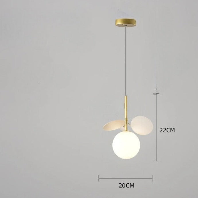 LUXE moderne glazen hanglamp met druivendesign