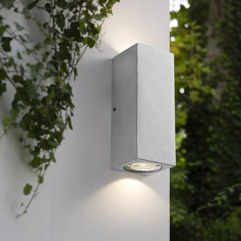 IP65 vägglampa för utomhusbruk i cement