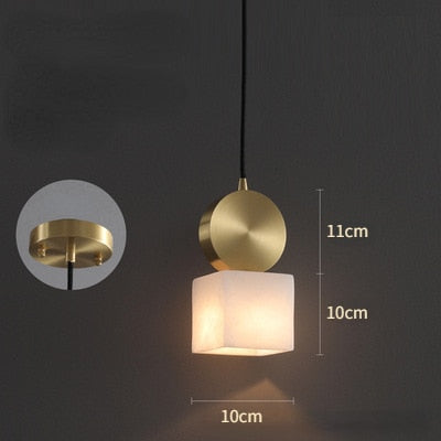 Wabi-Sabi marmor taklampa