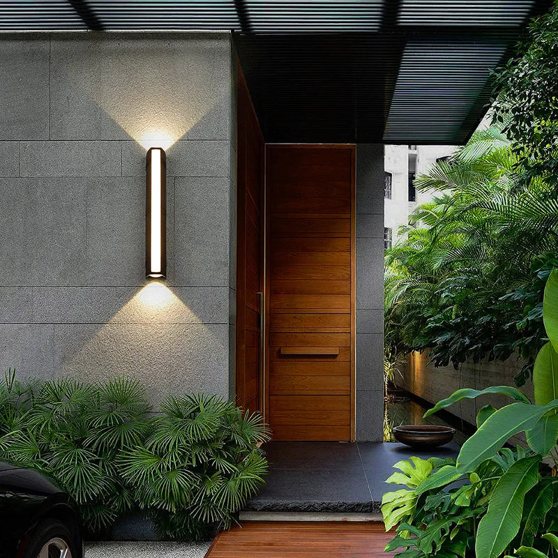 Lampe murale LED à longue bande LUXEY étanche IP65 pour l'extérieur