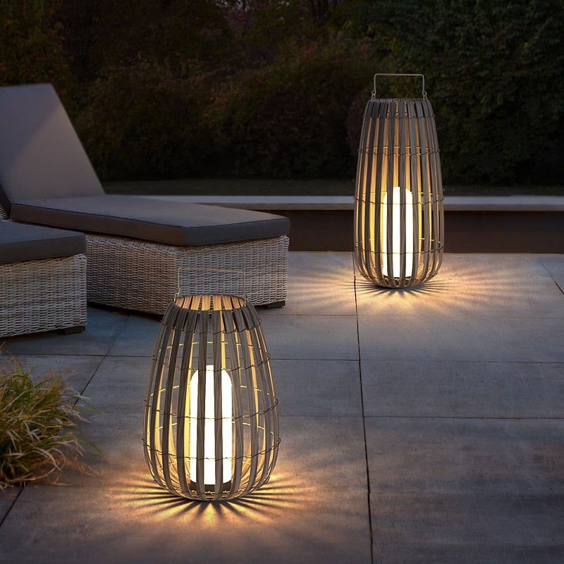 Decoratieve lamp op zonne-energie