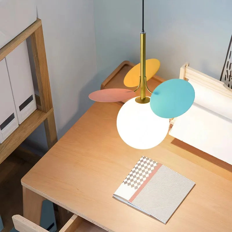 LUXE moderne glazen hanglamp met druivendesign