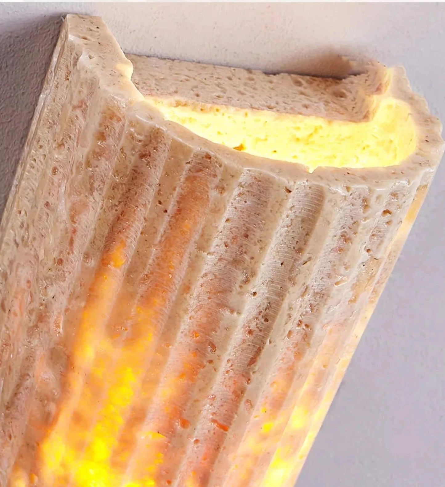 Travertine minimalist ip65 wall lamp