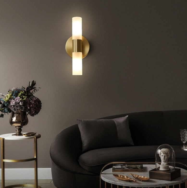 Luxe Goud Led Wandlamp