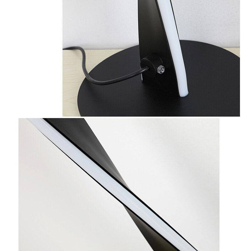 Dimbar modern skrivbordslampa Aluminium