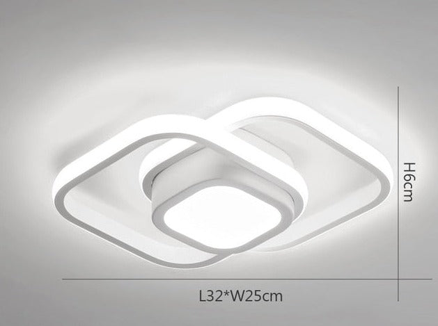 Moderne geometrische Form LED Deckenleuchte