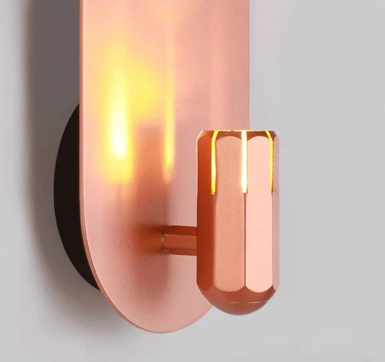 Lujosa lámpara de pared de diseño