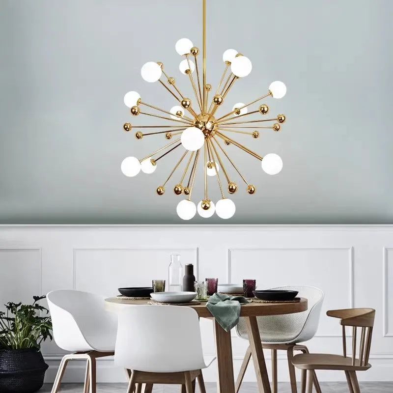 LUJOSO candelabro moderno iluminación de isla de cocina