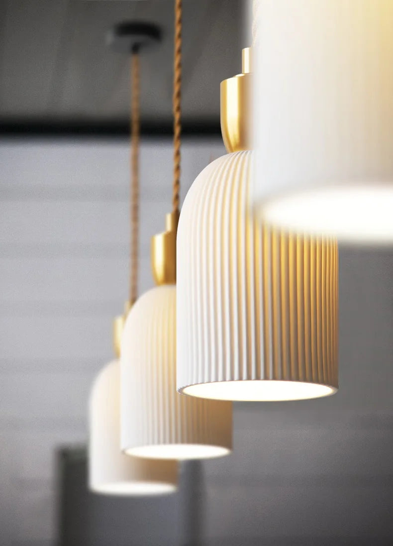 Dining ceramic pendant light