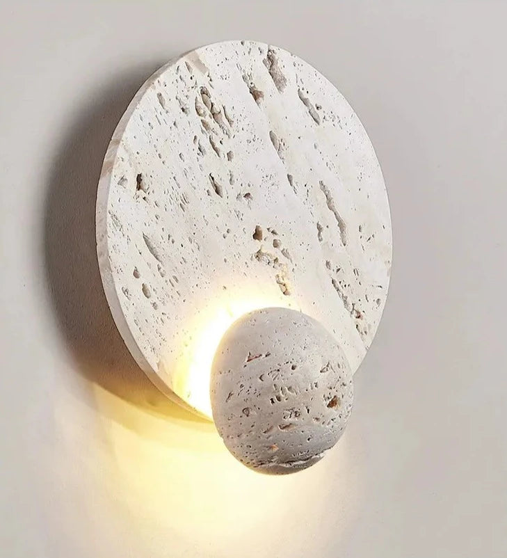Aplique redondo de piedra