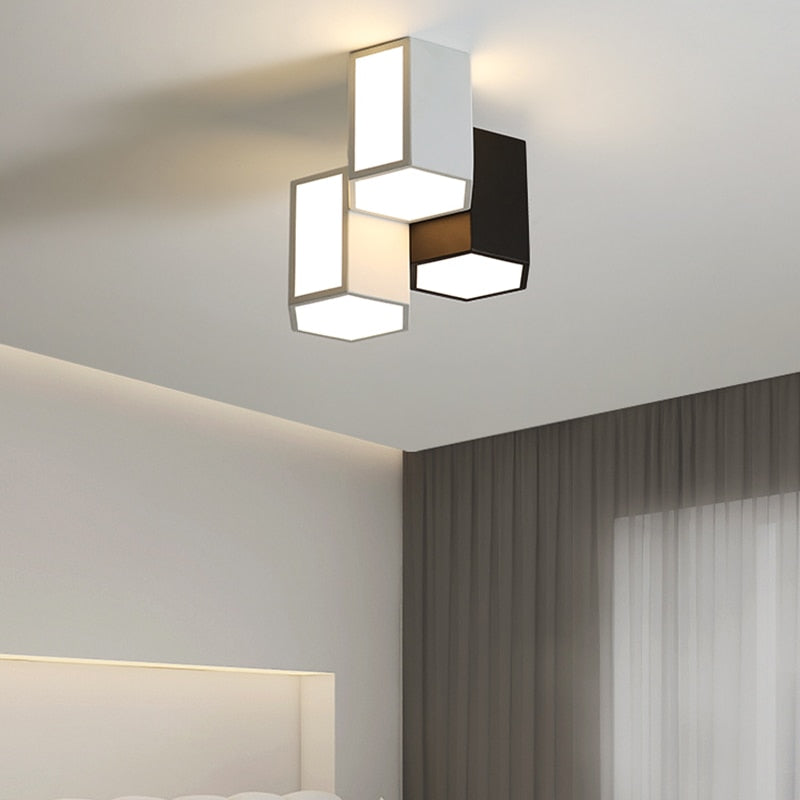 Moderne geometrische Kunst Kronleuchter Leuchten