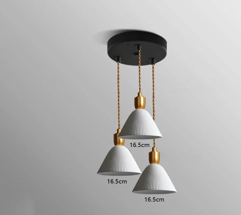 Dining ceramic pendant light