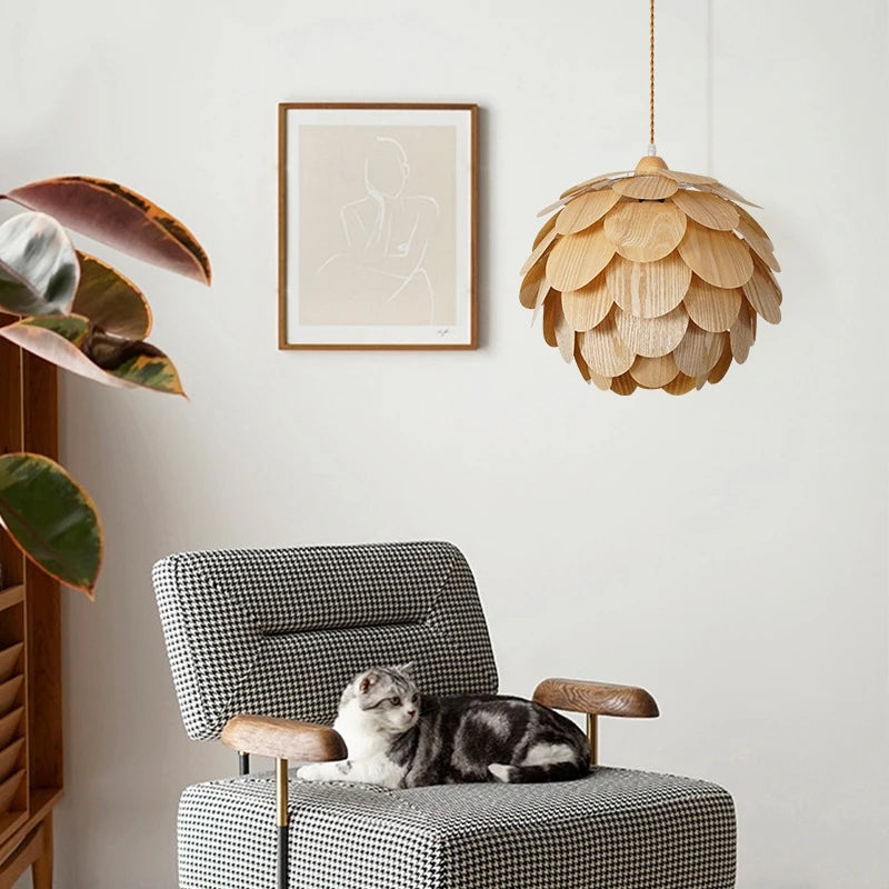LUXE hanglamp met dennenvruchten