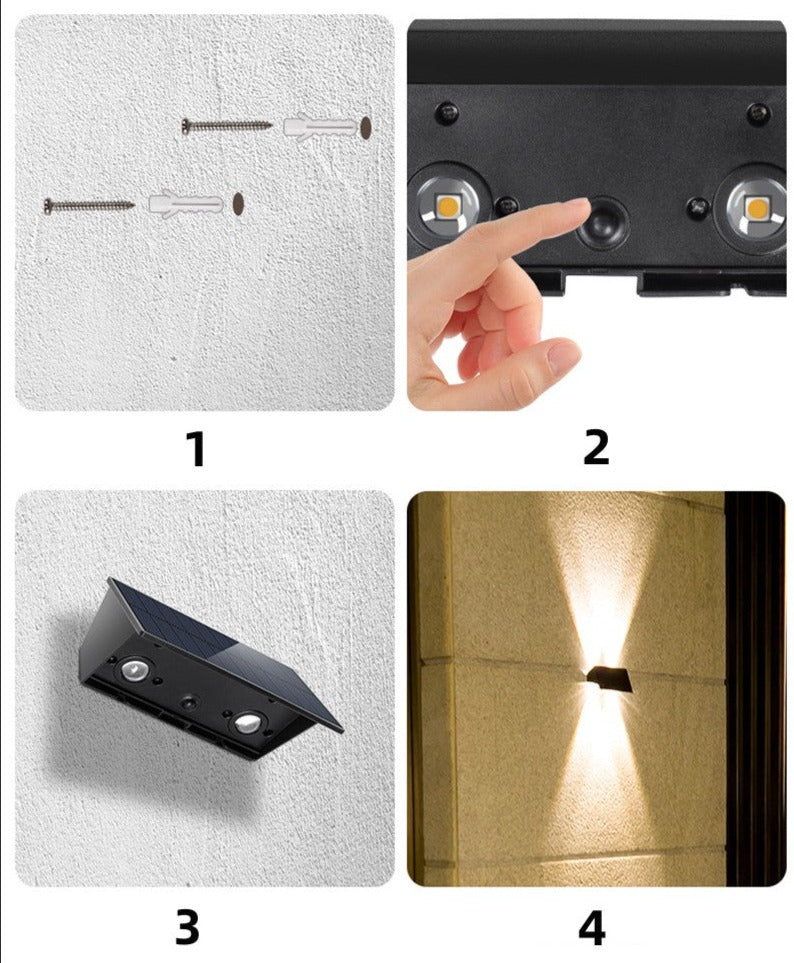 Solar Wall Light with sensor
