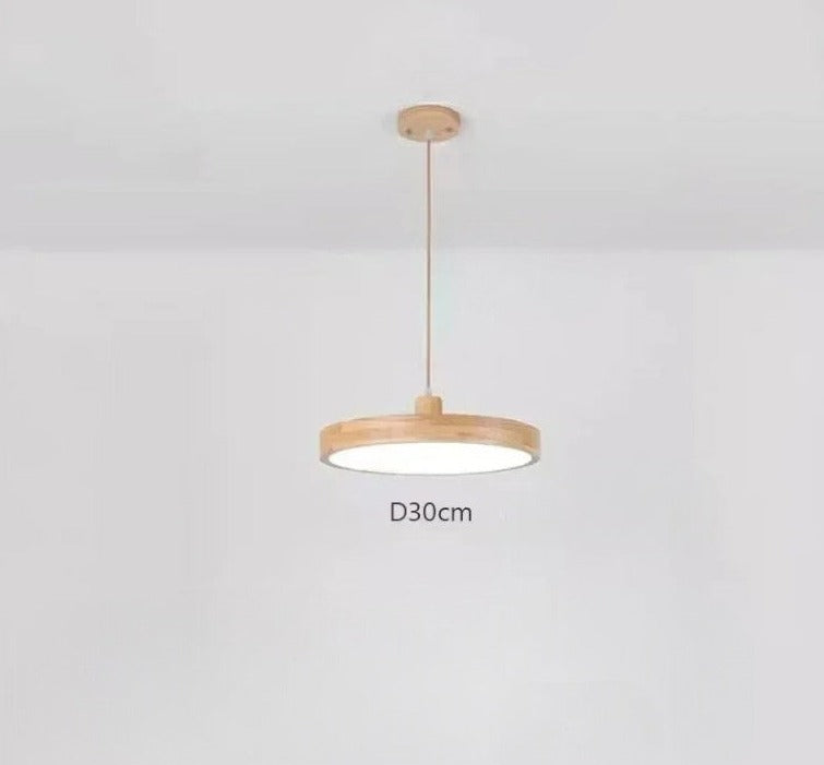 LUXE moderne japanse houten hanglamp voor de woonkamer