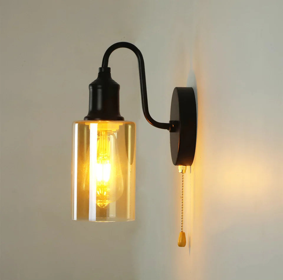 Retro industrial wall lamp