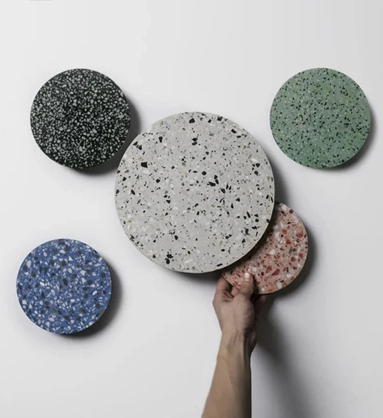 Industrial cement wall lamp