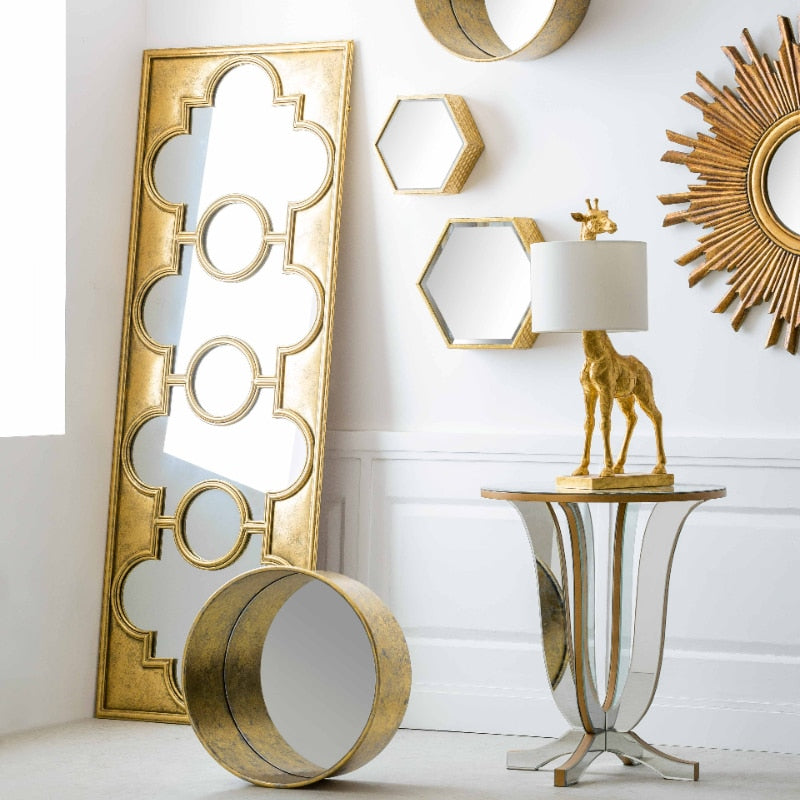 Bordslampa med giraffdesign