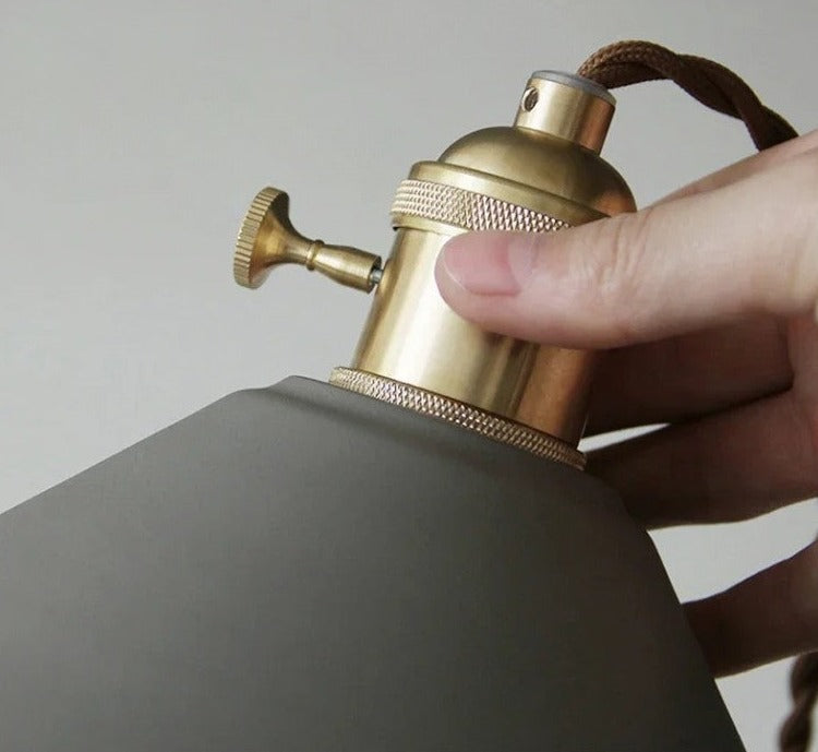 Lámpara colgante minimalista de granja