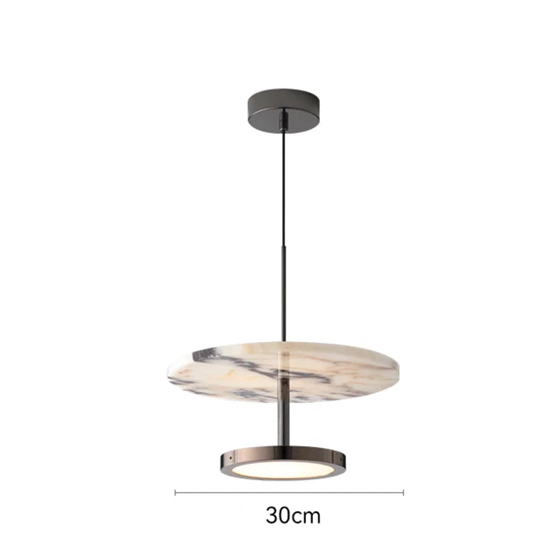 Alabaster modern luxury pendant light