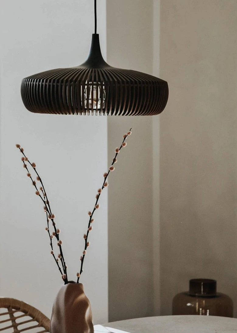 LUXE japanse retro houten boomstam hanglamp