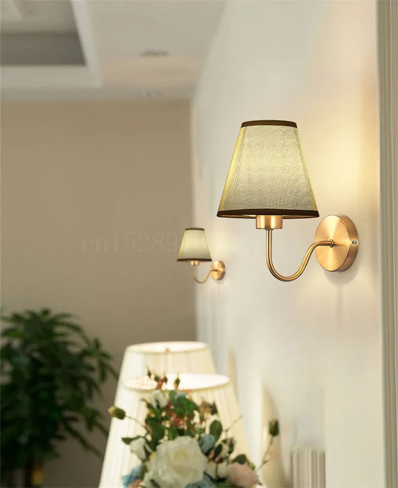 American Fabric Wall Lamp